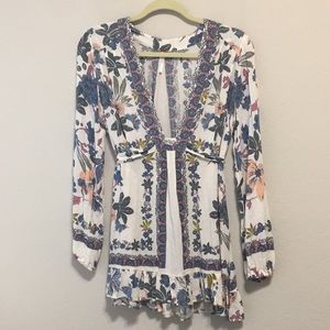 Free People Violet Hill Tunic Top
